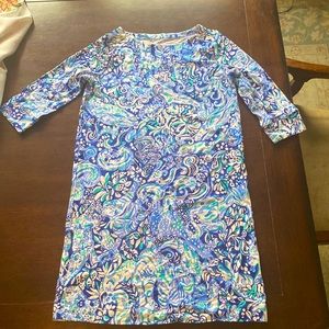 Authentic Lilly Pulitzer girls dress long sleeve.